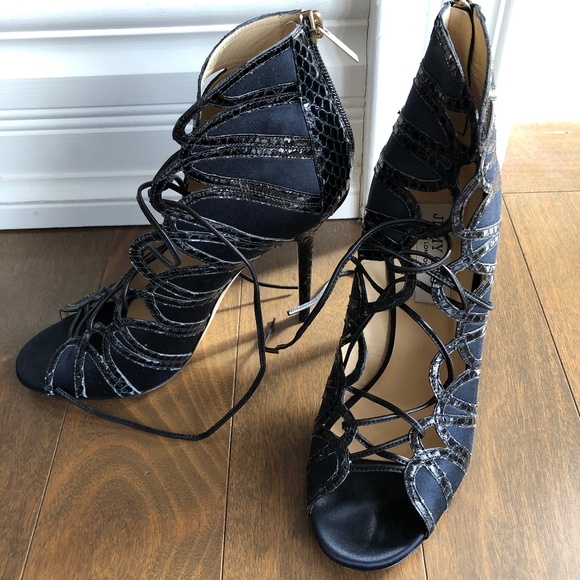 Jimmy Choo Lace Up Heels - Picture 1 of 6